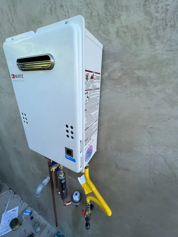 Tankless water heater installation for Amherst homes